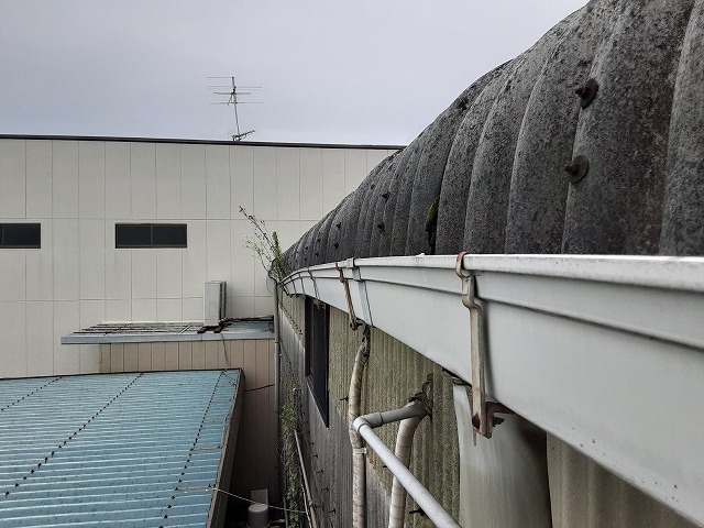 大型雨どい　白